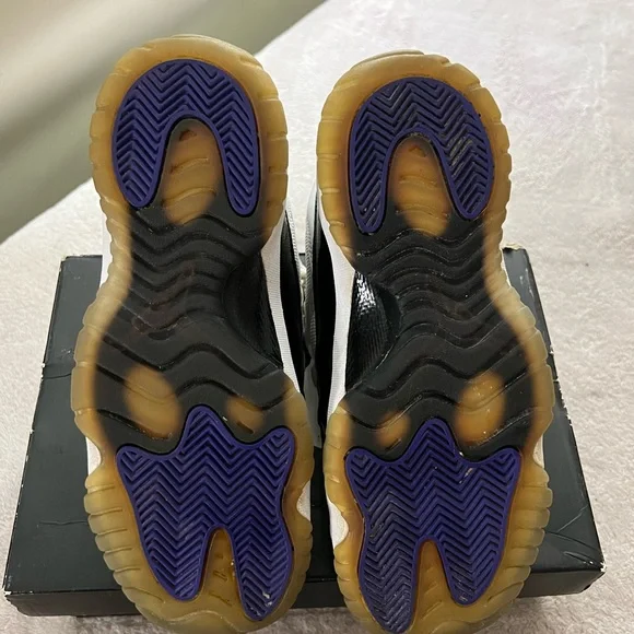 Icy Soles Concord 11 Yellow Soles Air Jordan 11 Retro GS 'Concord